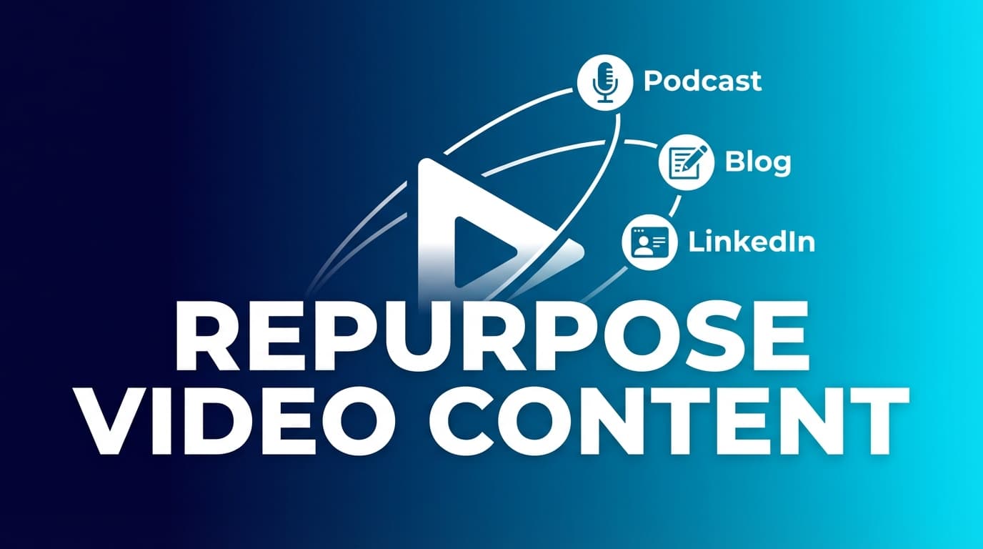 Repurpose Video Content: Complete Guide for 2026 (Turn Long Videos Into 30+ Posts)